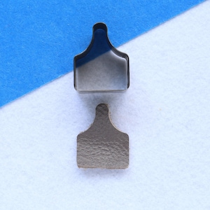 Cow Tag forma in acciaio regola taglio pelle Stampo, Custom Steel Rule Metal Die clicker per orecchini, Stampo fustellato, Pelle Punch Crafts