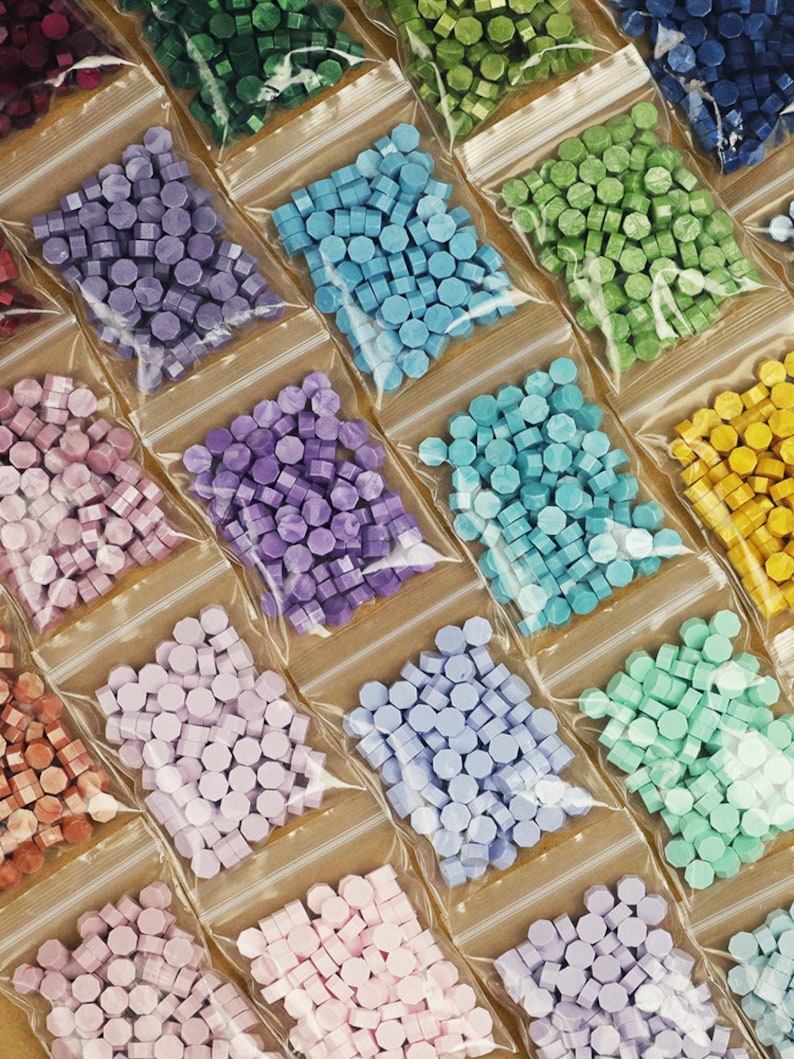 Wax Beads set for seal stamp62 Colors Wax Seal Beads in bag | Etsy