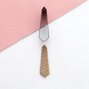 Stacked diamond shape steel rule leather cutting Die,  Custom Steel Rule Metal Die clicker for earrings, Die Cut Mold,Leather Punch Crafts