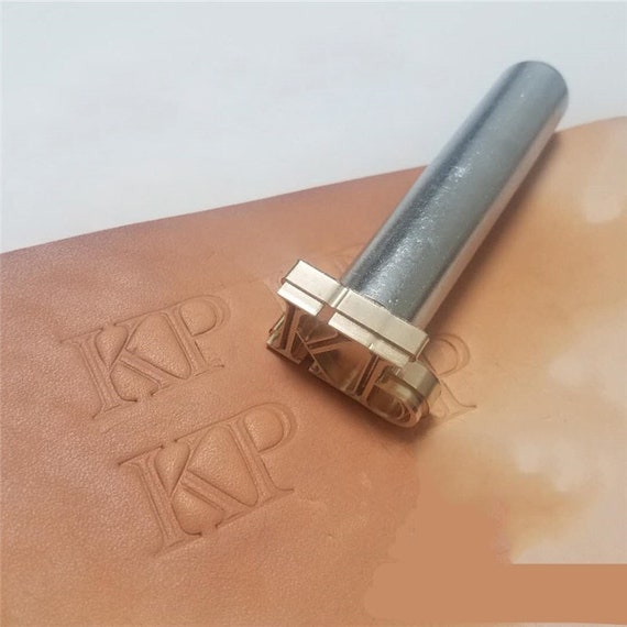 6 stuks lederen stempels voor klei, metalen stempelen kit set, embossing stempel (6 stuks