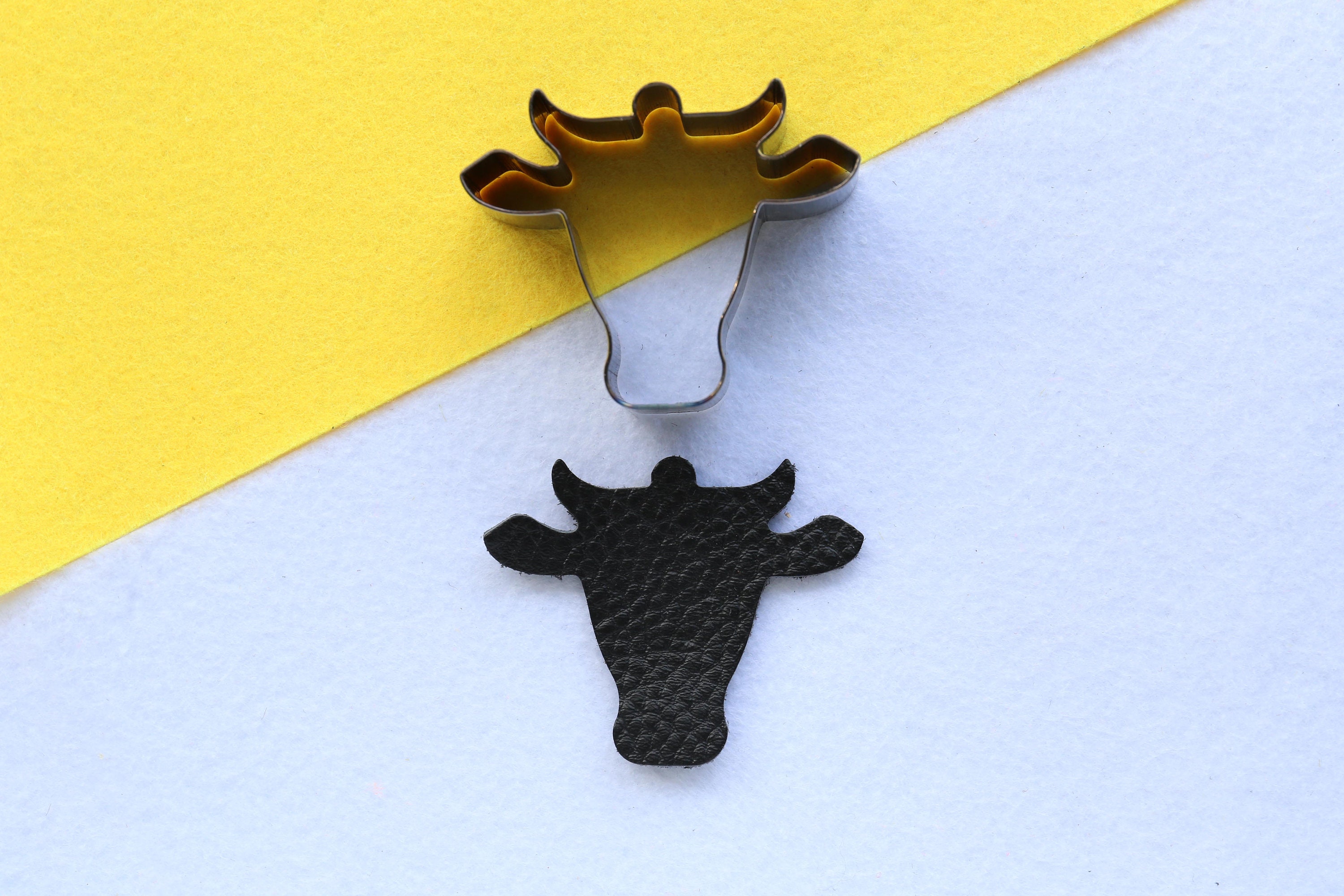 Cow Head Shape Steel Rule Leather Cutting Die Custom Steel Etsy