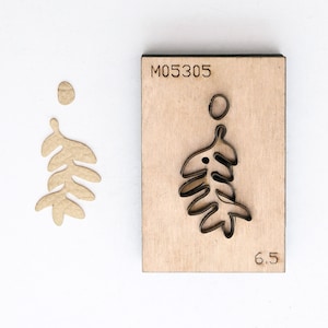 Leaf  Earrings Leather Die cut , Steel Rule Metal Die Cutter ,Leather Die Cut Mold,Leather Punch Crafts Kraft Tool