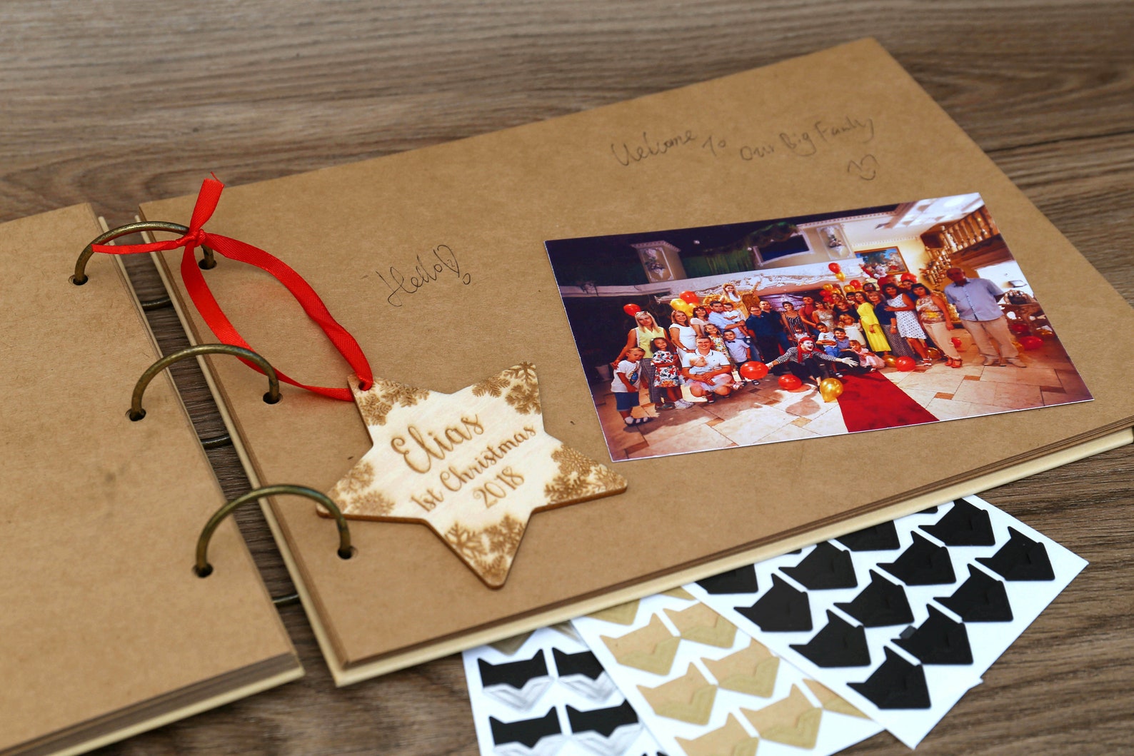 56 Pages A4 Ring Binder Photo Album/wedding Guest Book/blank Etsy