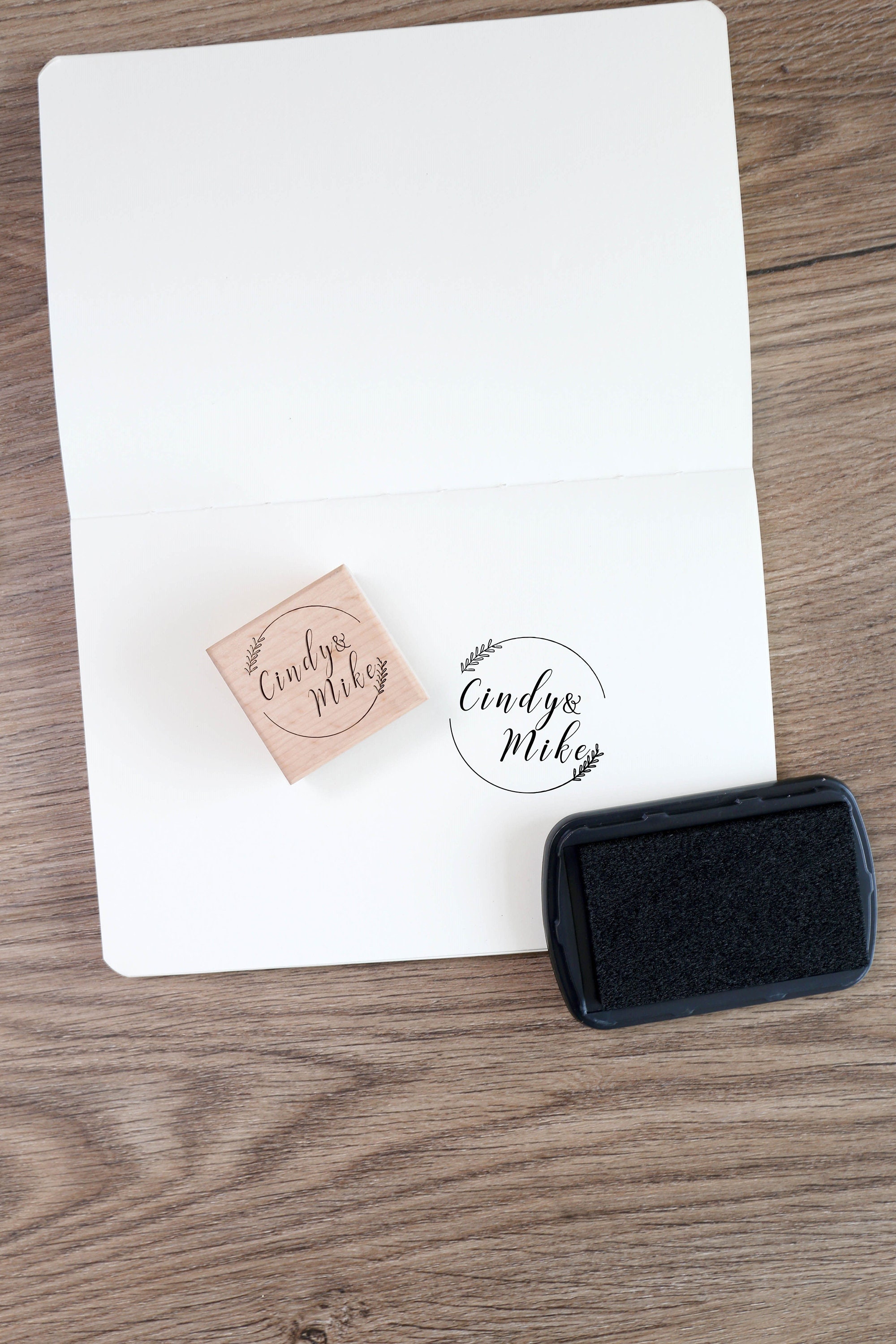 Custom Rubber Stamp Personalized Wedding Rubber Etsy