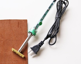 Custom  Leather  Electric Branding Iron ,60W  temperature adjustable branding iron ,  Wood branding iron，Leather stamping