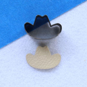 Cowboy hoed vorm staal regel leer snijden Die, Custom Steel Rule Metal Die clicker voor oorbellen, Die Cut Mold, Leather Punch Crafts