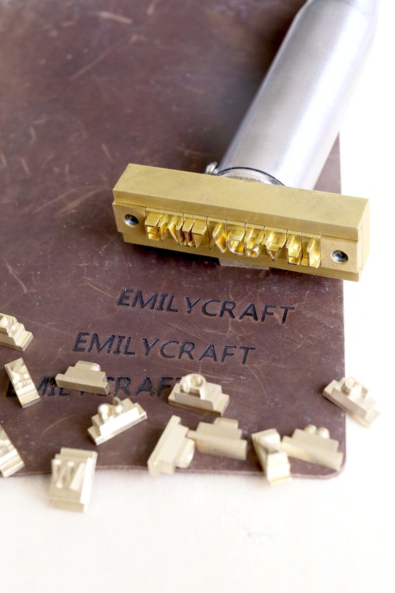 Brass Alphabet Letter Stamp Custom Embossw Letter