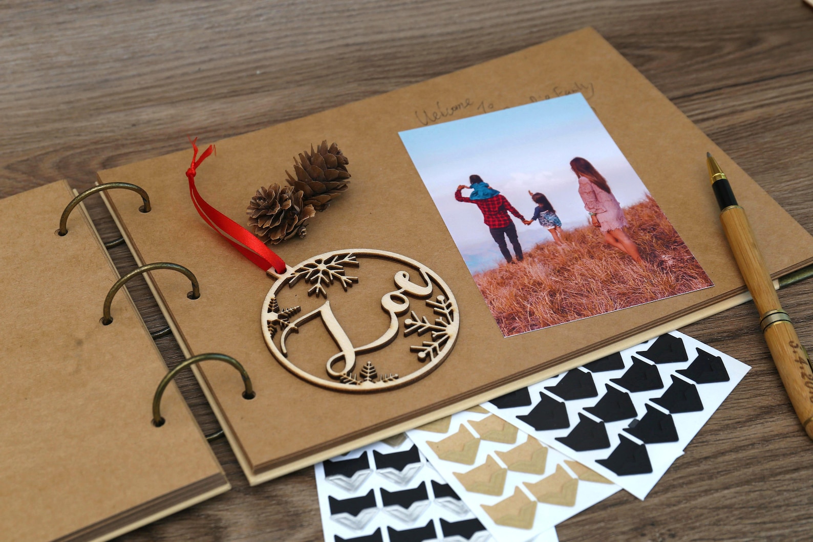 56 Pages A4 Ring Binder Photo Album/wedding Guest Book/blank Etsy