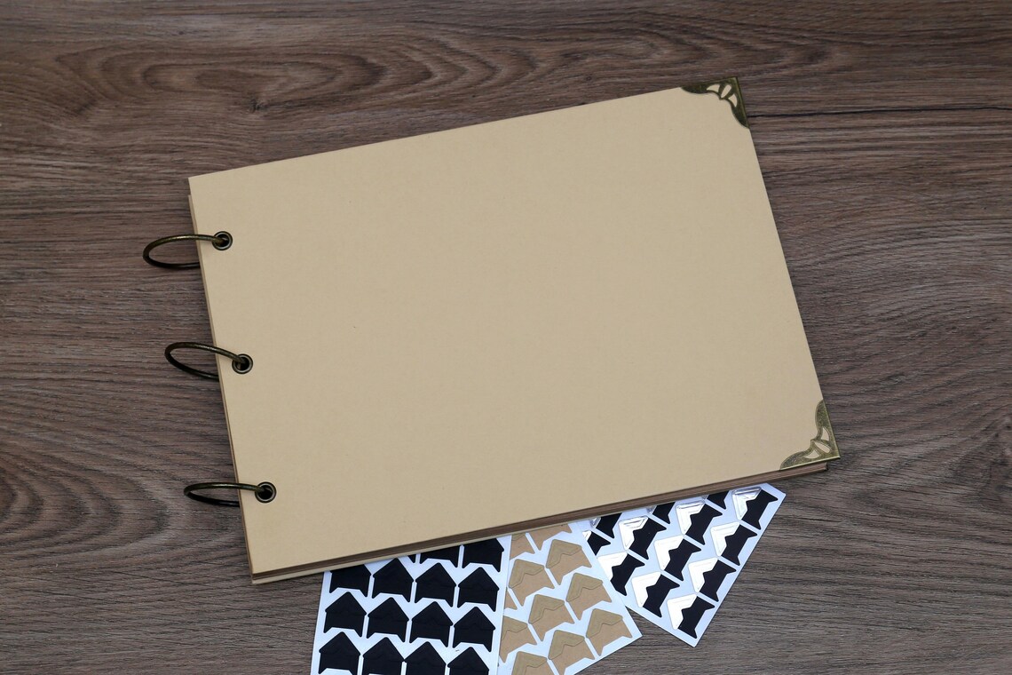 56 Pages A4 Ring Binder Photo Album/wedding Guest Book/blank Etsy