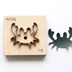 Crab leather cutting Die , Steel Rule Metal Die Cutter ,Leather Die Cut Mold,Leather Punch Crafts Kraft Tool