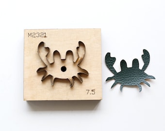 Crab leather cutting Die , Steel Rule Metal Die Cutter ,Leather Die Cut Mold,Leather Punch Crafts Kraft Tool