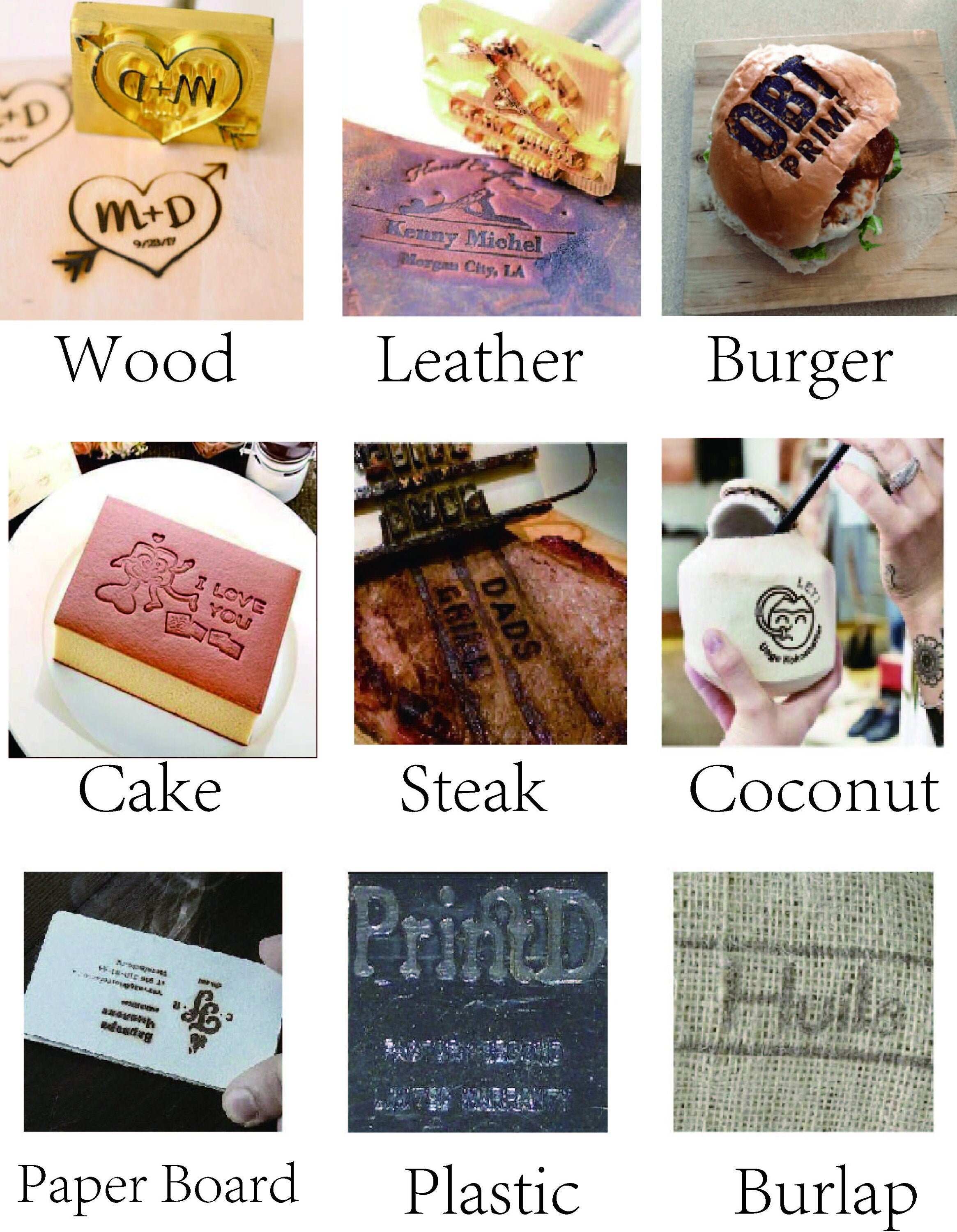 Custom Branding Iron for Wood and Leatherpersonalized Wood - Etsy