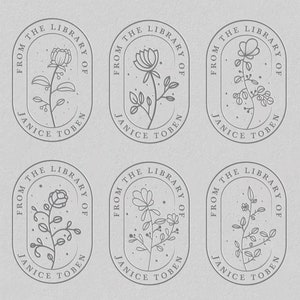 Individueller Buchdrucker / Buchdrucker personalisiert / Bibliotheksdrucker / Ex Libris Druckservice / Monogramm Prägedrucker / Hochzeitsdrucker / Geschenk Präger