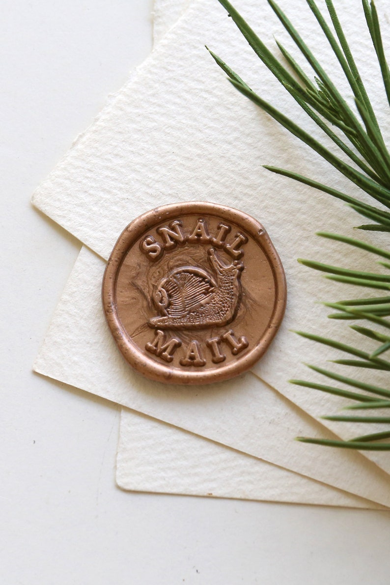 Snail mail wax Seal Stamp /envelop wax seal Stamp/Custom Sealing Wax Stamp/wedding wax seal stamp 