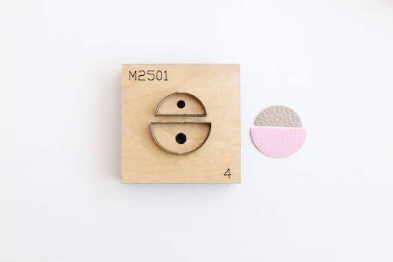 Half Circle Earring Leather Cutting Die , Semi-Circle   Steel Rule Metal Die Cutter ,Half Moon Leather Die Cut Mold,Leather Punch tool