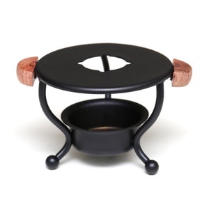 New metal Wax Sealing Melting Stove, Wax Melting Furnace Tool with wood handle，Wax Melter，Wax Melting Pot，Wax seal tool