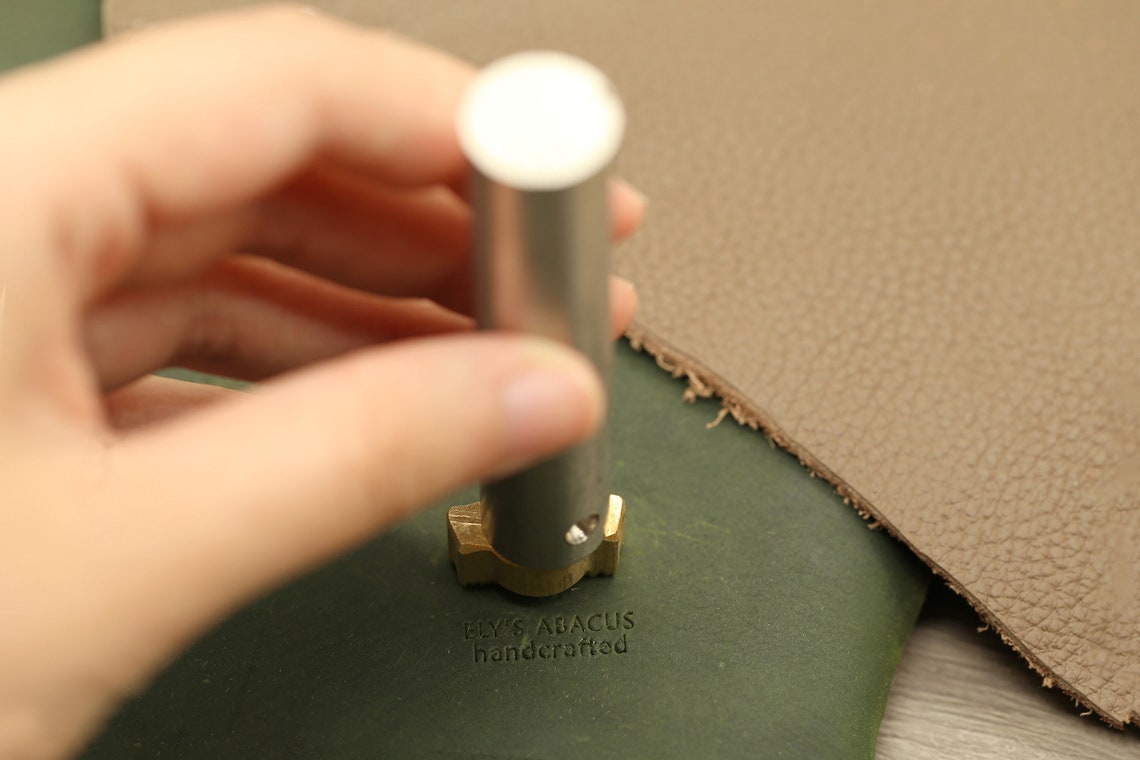 Custom Leather Stamp Maker Customized Brass Leather Embossing Etsy