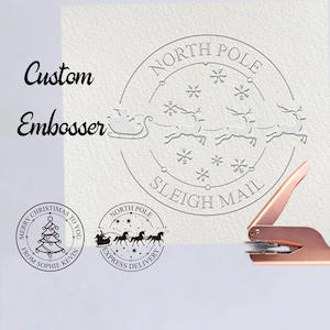 De la biblioteca de estampadores, sellos personalizados, sellos para libros, sellos de biblioteca, sellos con monogramas, regalo de Navidad