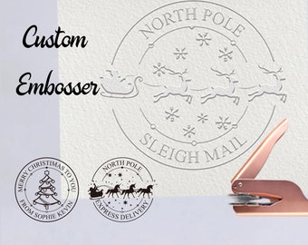 From the library of embosser, Custom Embosser Stamp,Book Embosser,Library Stamp, Monogram Embosser Stamp, Christmas gift