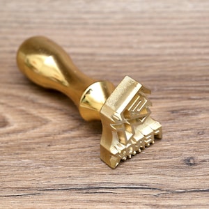 Timbro per cubetti di ghiaccio con logo personalizzato per cubetti di ghiaccio, timbro per sapone personalizzato, timbro in ottone personalizzato, timbro per il marchio dei cubetti di ghiaccio