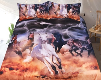 Horse Duvet Cover Etsy