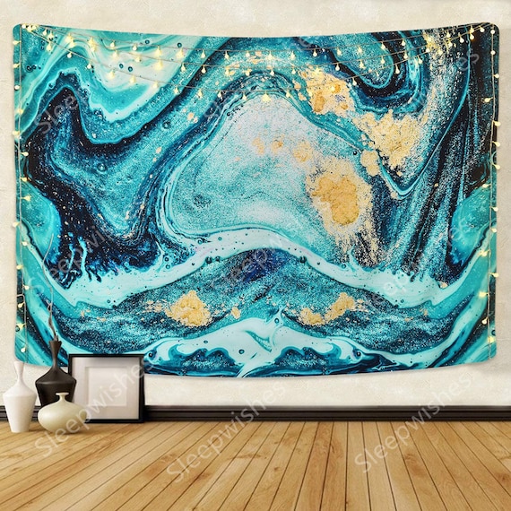 Blue marble tapestry new arrivals