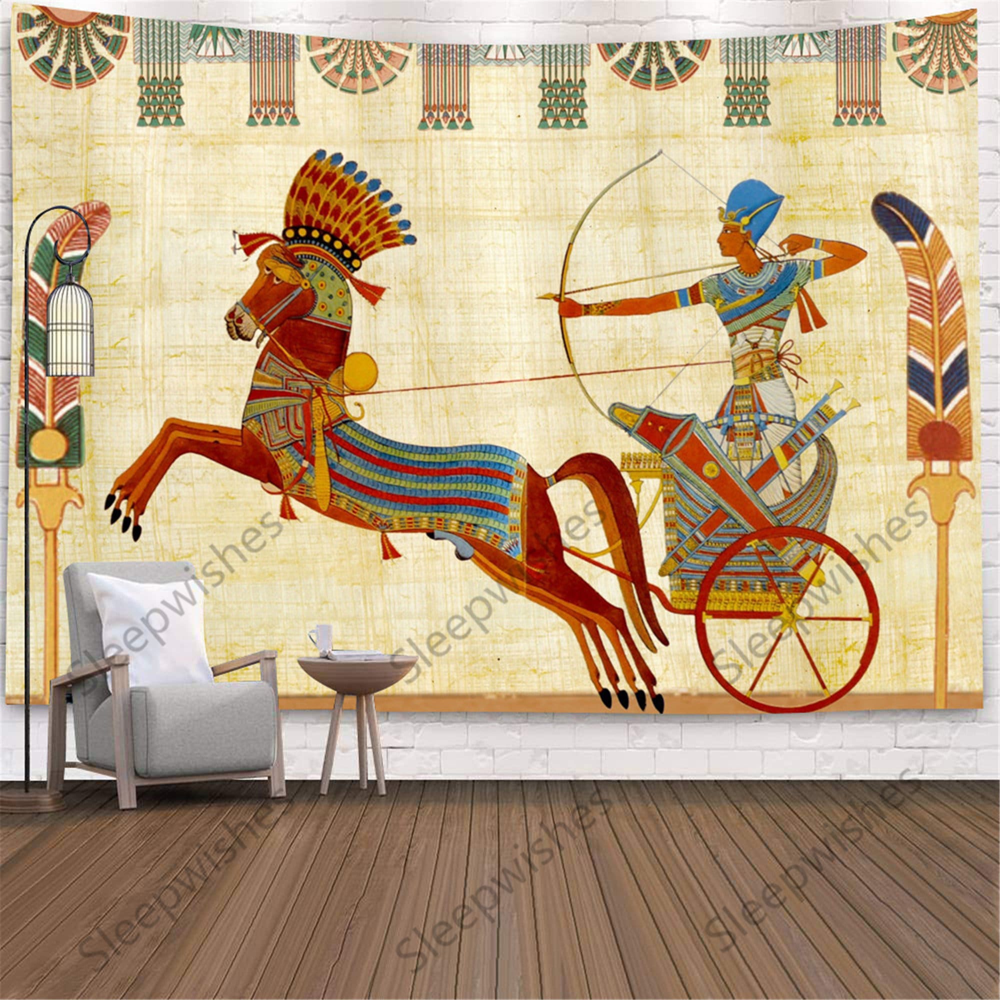 Egyptian Tapestry Ancient Egypt Mythology Tapestry Egyptian - Etsy