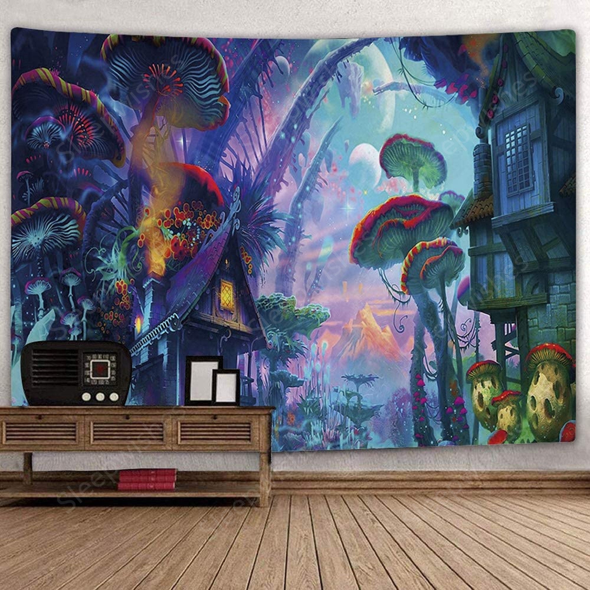 Mountain Tapestry Outer Space Tapestry for Living Room Bedroom Home Decor Luminous Mushroom Psychedelic Mushroom Tapestry Artistic Starry Sky Tapestry Mountain Tapestry Outer Space Tapestry for Living Room Bedroom Home Decor Luminous Mushroom Psychedelic Mushroom Tapestry Artistic Starry Sky Tapestry