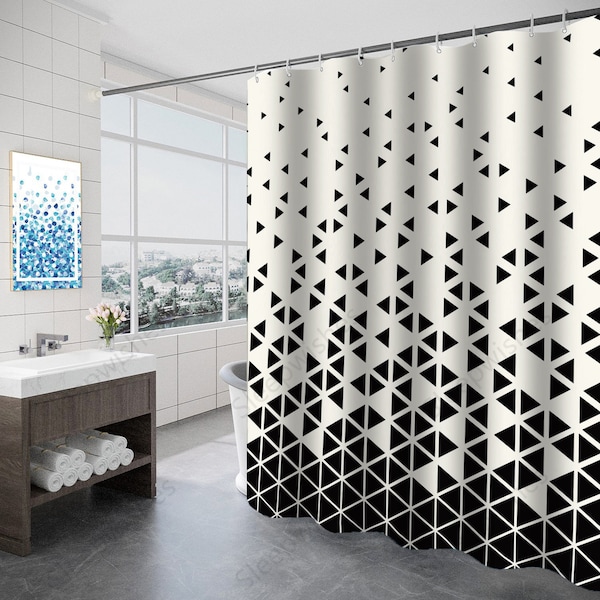 Custom Size Shower Curtain Etsy