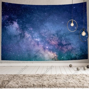 Galaxy Star Tapestry Universe Starry Sky Tapestry Wall Hanging Milky Way Space Tapestry Psychedelic Tapestry Nebula Headboard Tapestry