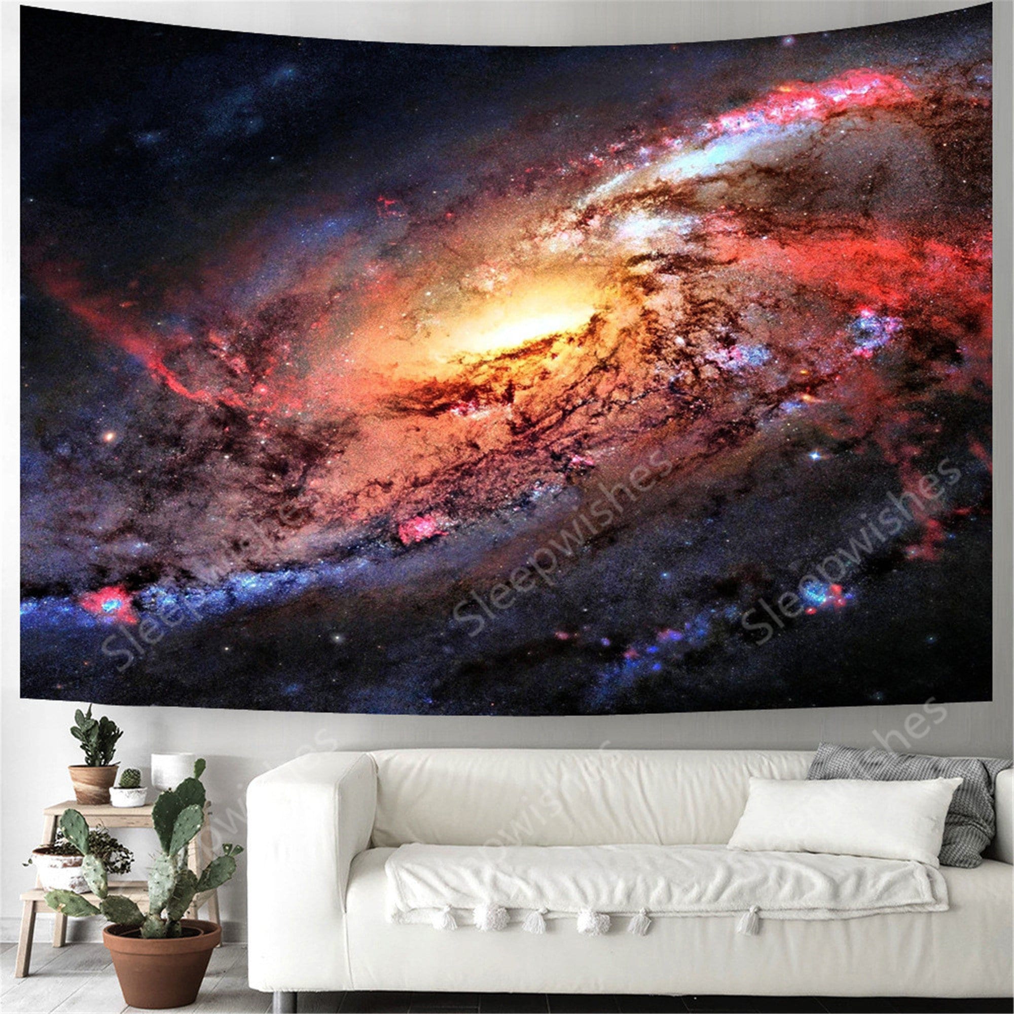Galaxy Tapestry Universe Starry Stars Sky Tapestry Wall - Etsy