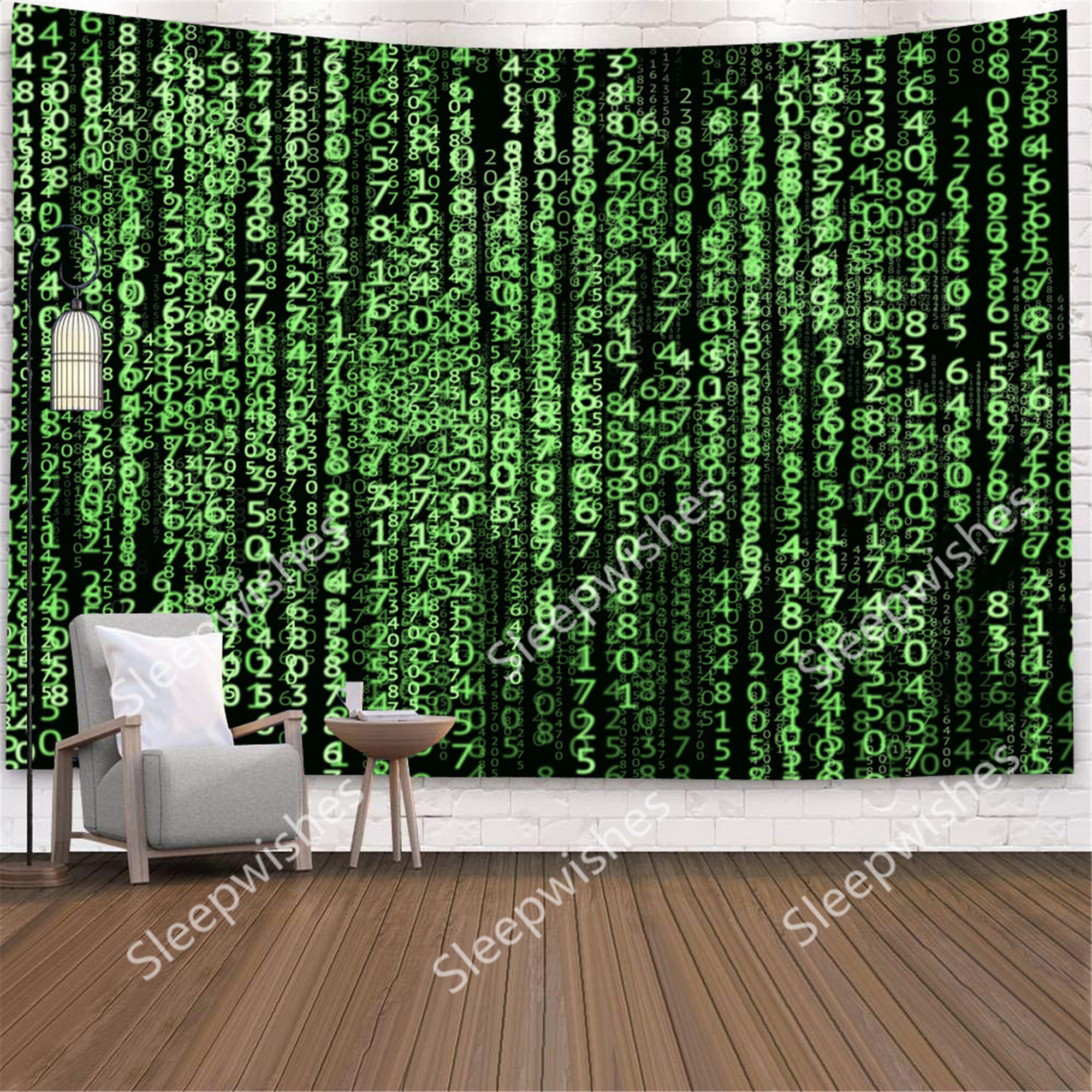 Matrix Technology Tapestry Digital Network Tapestry Computer Etsy