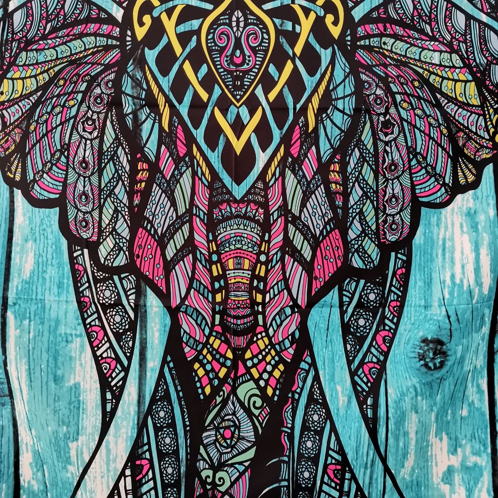 Elephant Tapestry Wall Hanging Tapestry Blue Wall Tapestry Etsy