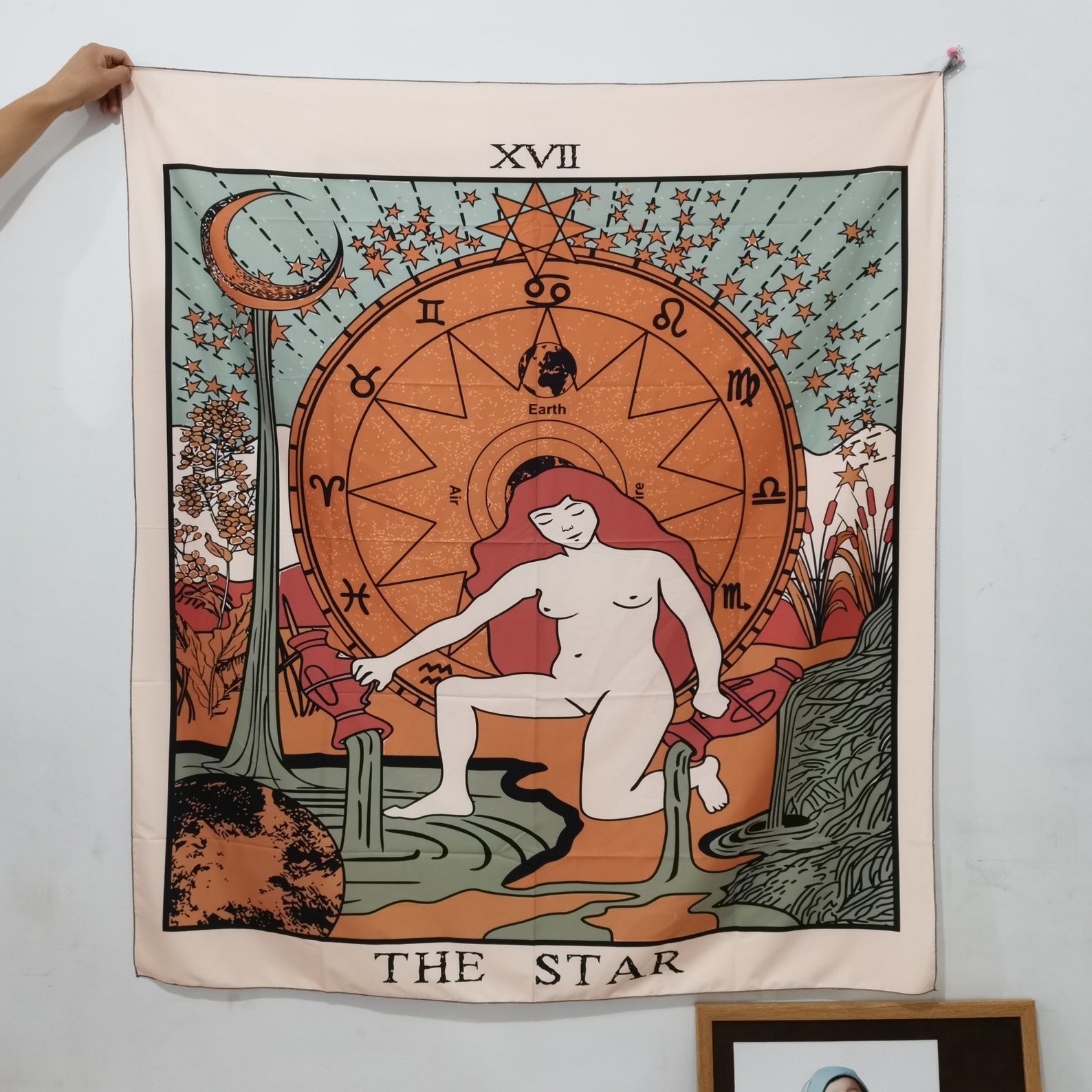 Tarot Tapestry the Star Tapestry Medieval Europe Divination Etsy