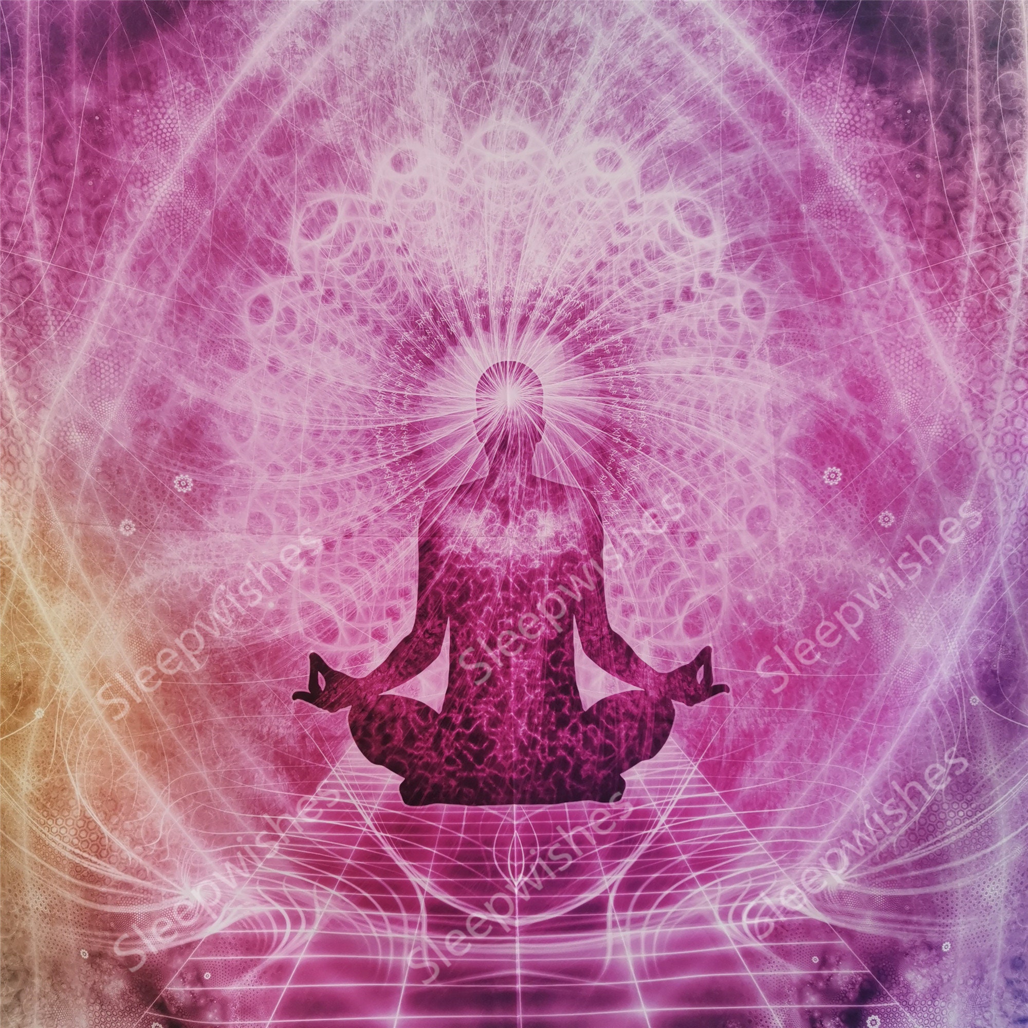 Chakra Tapestry Yoga World Tapestry Yoga Meditation Tapestry Etsy