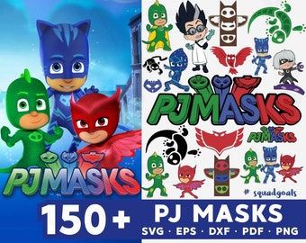 pj masks clipart etsy