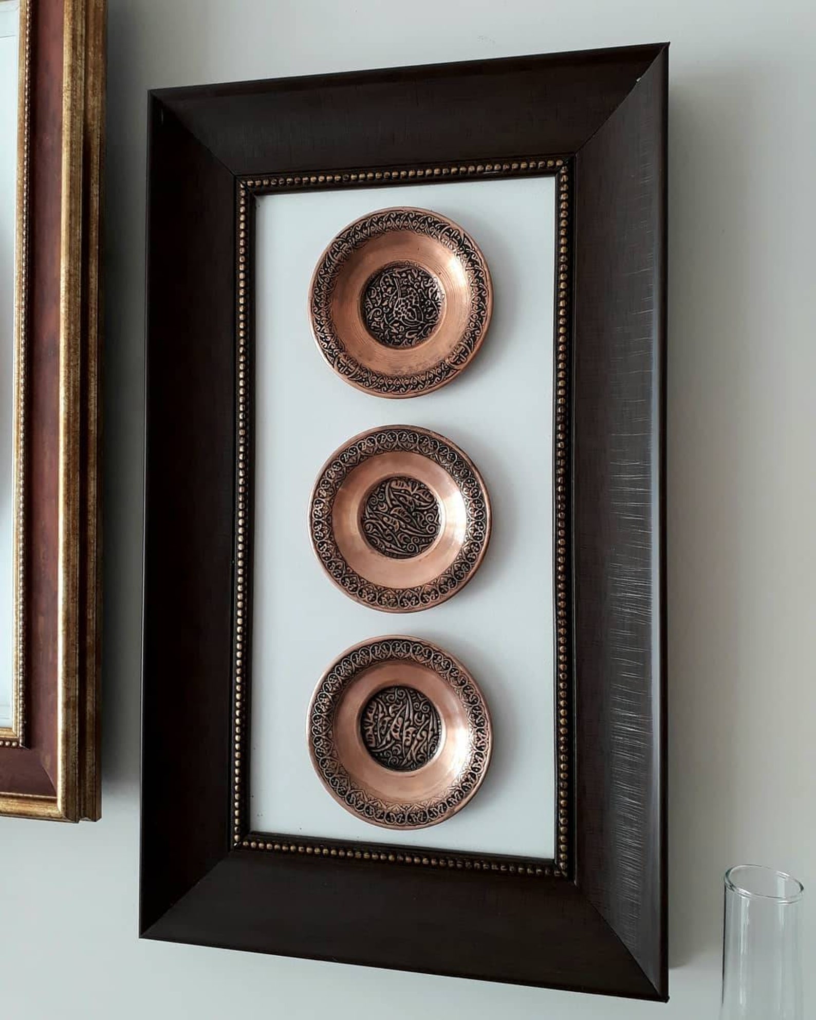 Unique framed wall art copper wall hanging succelent copper Etsy