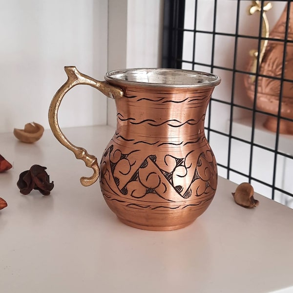 Copper Mug, Unique Copper Gift Ideas, Birthday Gifts, Best Friend Gifts, Copper Anniversary, Gift For Him, Gift For Her, New Favors