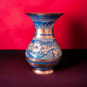 Copper Vase, Vases for Flowers, Anniversary Wife, Housewarming Gifts, Gifts for Host, Unique Gift Ideas, Birthday Gifts, Table Centerpieces