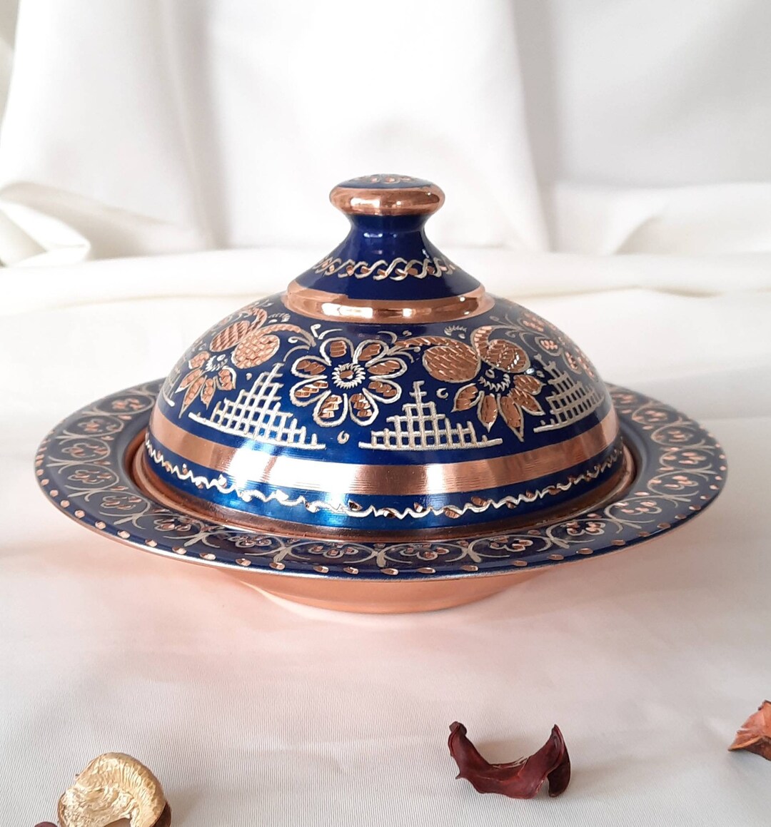 Copper Bowl With Lid, Copper Candy Bowl, Decorative Sugar Bowl, Unique