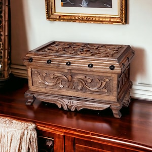 Portagioielli, scrigno del tesoro, portagioielli in legno, portagioielli vintage, regalo per anniversario, idee regalo per le feste, regali per lei, organizer per gioielli