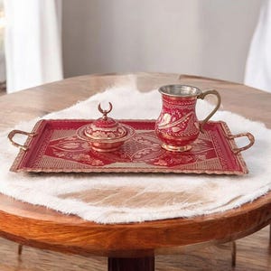 Copper Serving Tray, Turkish Copper Tray, Unique Tray Ideas, Housewarming Gift, Decorative Copper Tray, Home Gifts,  Wedding Gift, Rustic