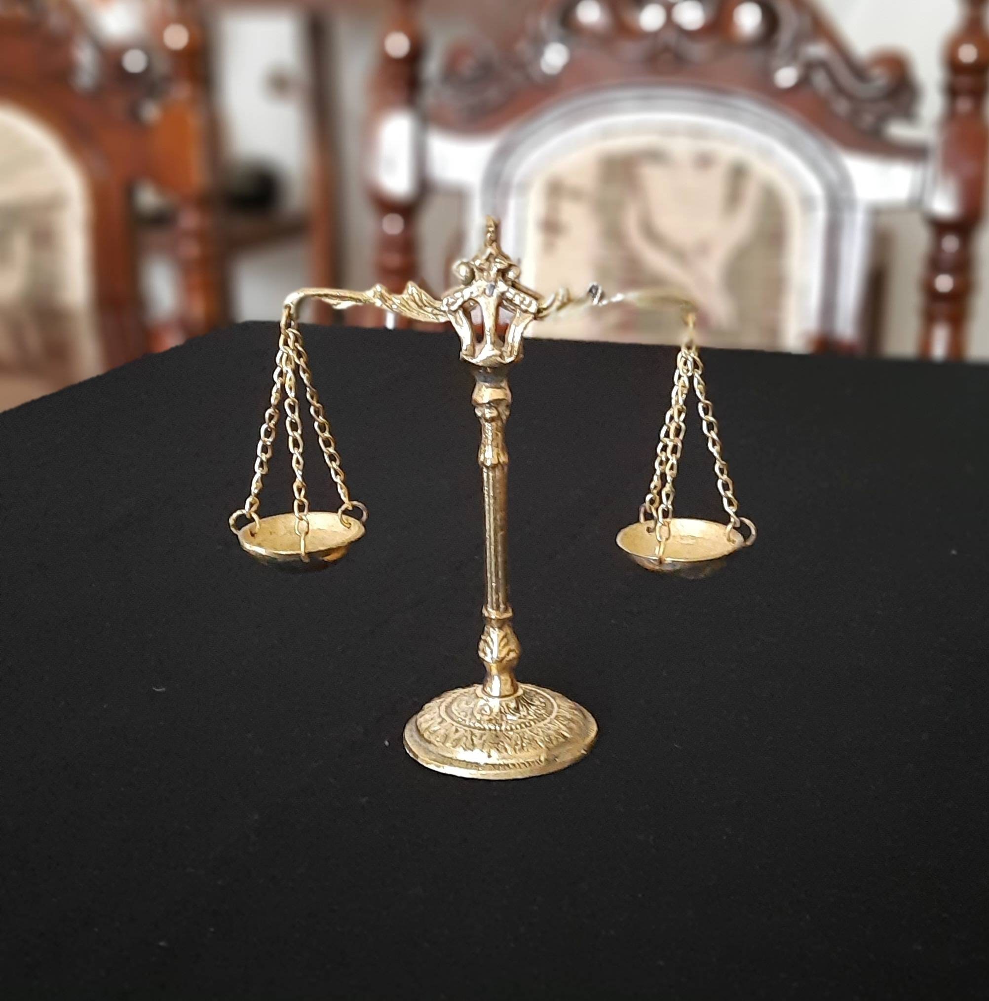 Balance Scale Decor Libra Scale Decor - Vintage Justice Balance Scale ...