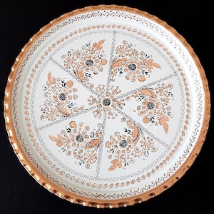 Copper Serving Tray, Unique Tray Ideas, Decorative Turkish Tray, Copper Tray, Home Gifts, Anniversary Wife, Gifts For Mom, Gifts for Host