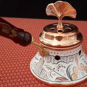 Copper incense burner, incense holder copper, copper incense holder, housewarming gift, home gifts, copper gift ideas, incense pot copper