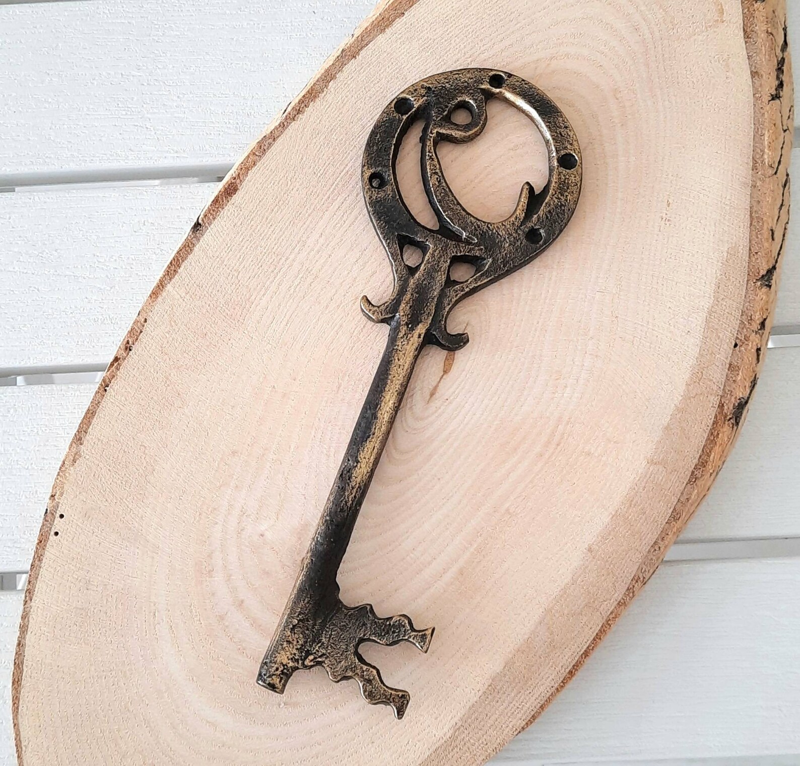 Skeleton Key Brass Key Wall Art Decorative Brass Key Etsy
