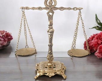 Scales of justice, justice scales, balance scale, libra scale, lawyer gifts, law school graduate gift, law office decor, unique gift ideas