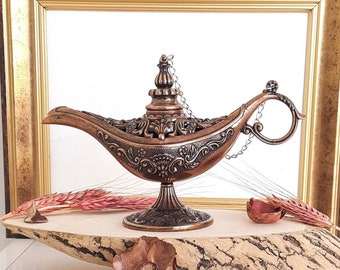 Genie Lamp, Magic Lamp, Aladdin Magic Lamp, Genie's Lamp, Incense Burner, Aladdin Oil Lamp, Home Gifts, Housewarming Gift, Unique Gift Ideas