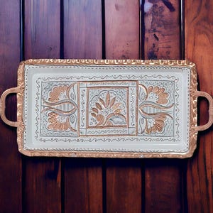 Turkish Tray, Turkish Serving Tray, Arabic Coffee Tray, Unique Tray Ideas, Gifts For Home, Copper Serving Tray, Home Gifts, Wedding Gifts