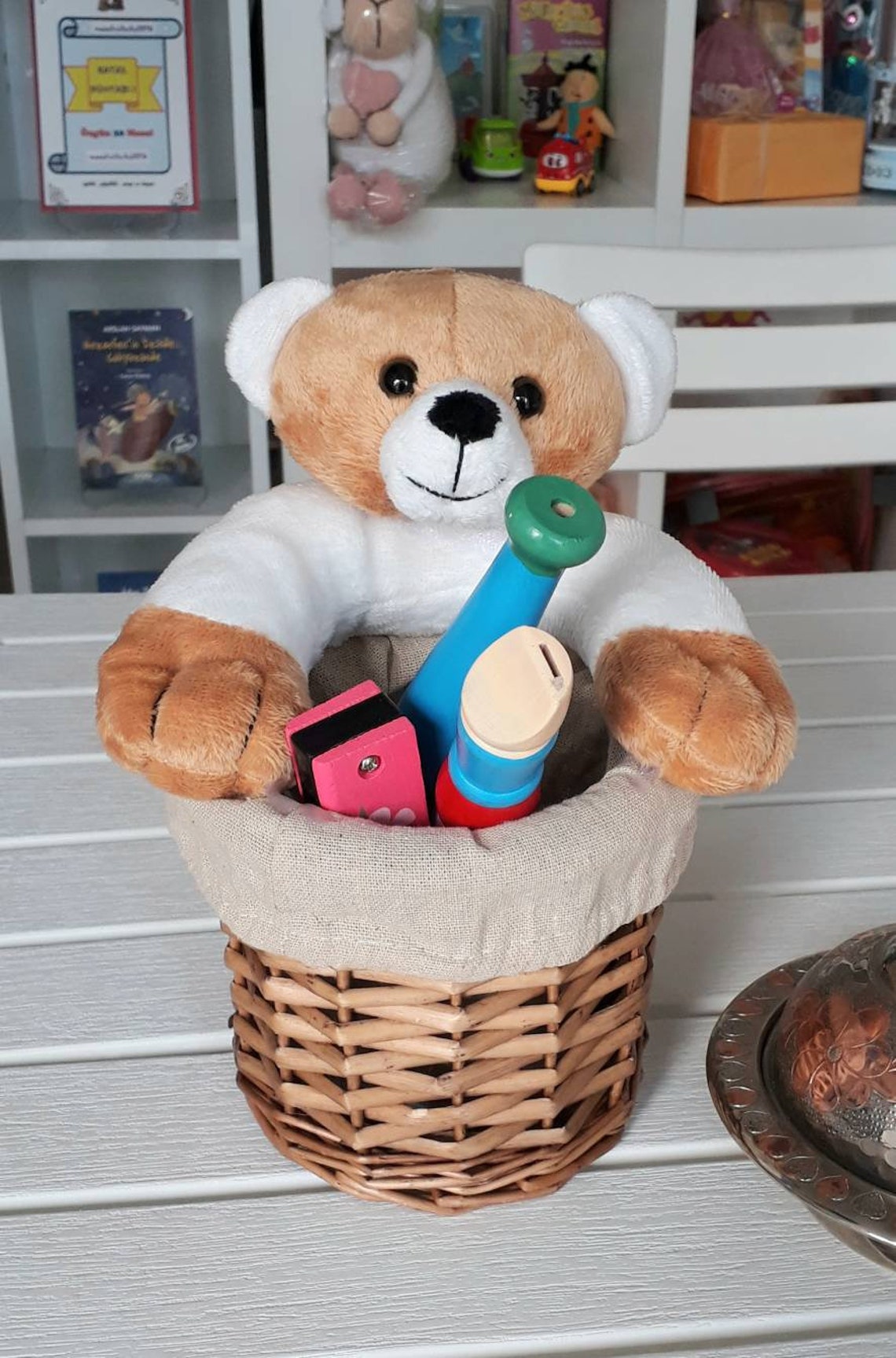 Gift basket unique gift for kids gift for her teddy bear Etsy